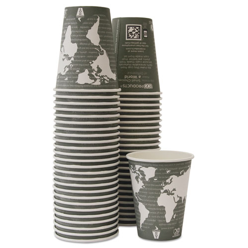 stacks of eco coffee cups