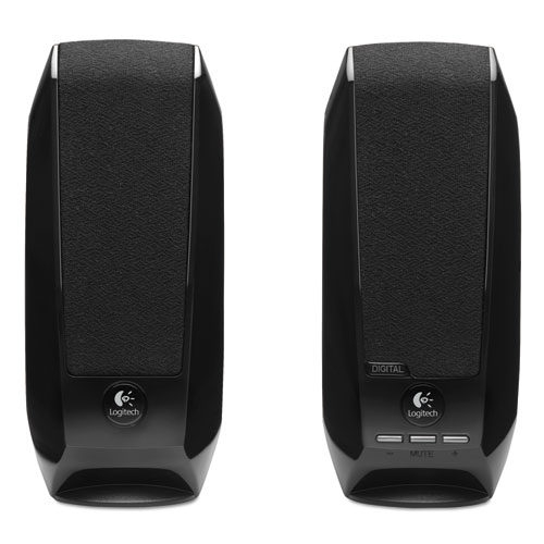 A pair of S150 2.0 USB Digital Speakers, Black